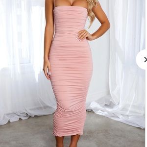 Dusty Pink Midi dress
